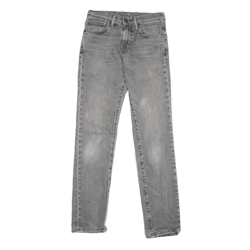 LEVI'S 511 Jeans Grey Denim Slim Straight Mens W27 L32