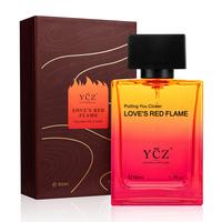 YCZ Love's Red Flame Men's Perfume - 50ml Eau De Cologne Spicy Woody & Fruity Fusion Long Lasting Fragrance for Men