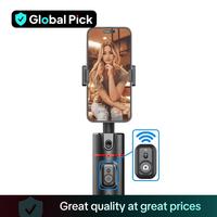 Phone Gimbal Stabilizer, 360° Rotatable Phone Live Broadcast Bracket with Remote Control, Rechargeable Adjustable Phone Desk...