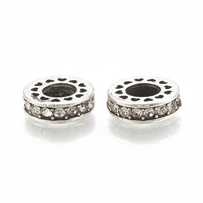 Alloy European Beads