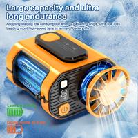 Portable Waist Clip Fan, 10000 mAh Cool Clip Fan Under Shirt, Belt Fan Clip On Waist Portable Cooling Fan, with LED Light, US...