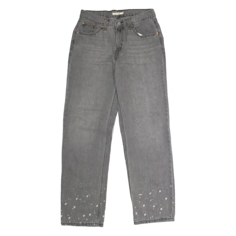 LEVI'S Low Pro Womens Jeans Grey Regular Straight W29 L30