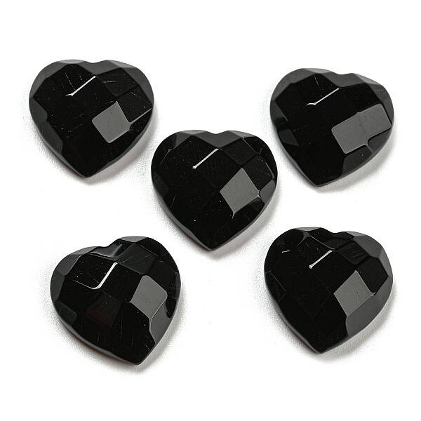 Natural Black Onyx Cabochons