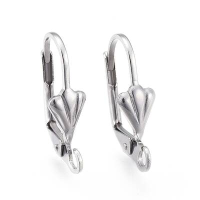 Tarnish Resistant 304 Stainless Steel Leverback Earring Findings