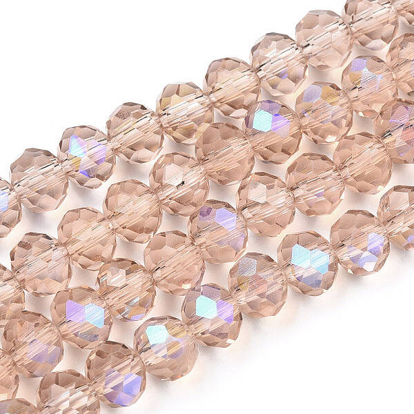 Electroplate Glass Beads Strands