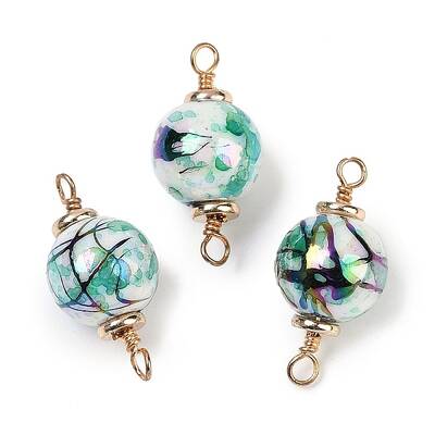 Opaque Acrylic Links Connector Charms