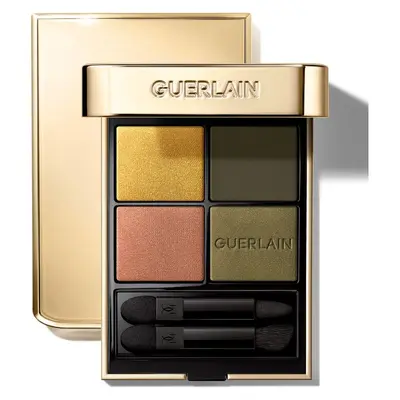 Guerlain Ombres G Eyeshadows 4 Colors - Multiple Effects, Intense Color & Long Lasting 870 - Emerald Feather