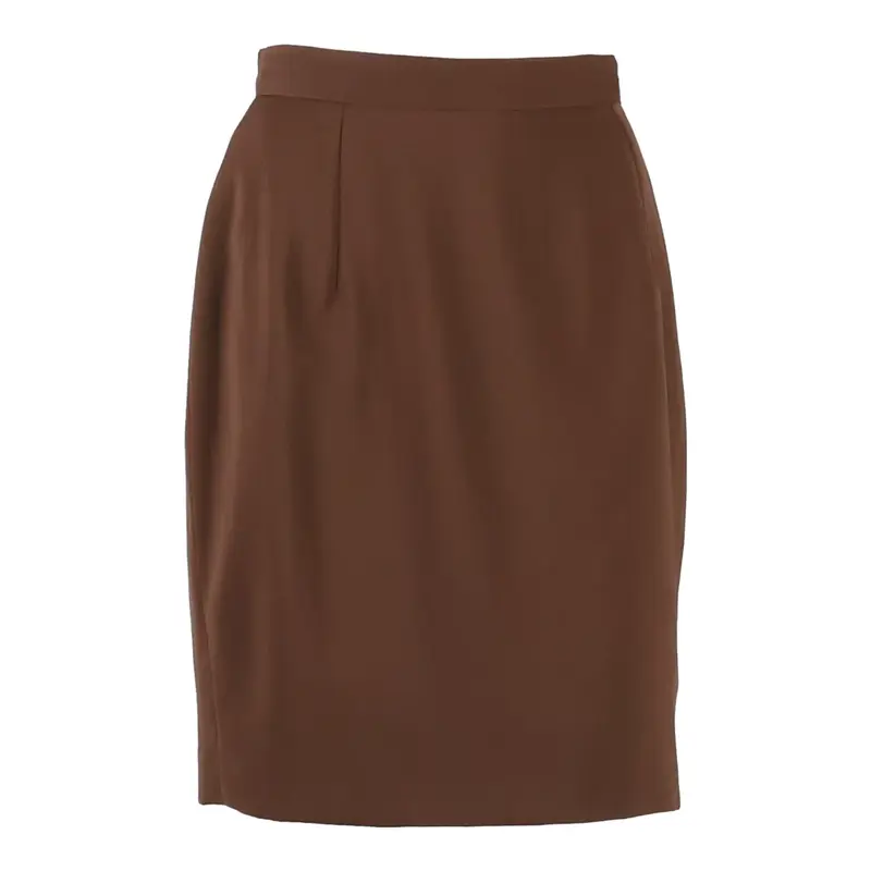 FAUST Womens Pencil Skirt Brown Knee Length S