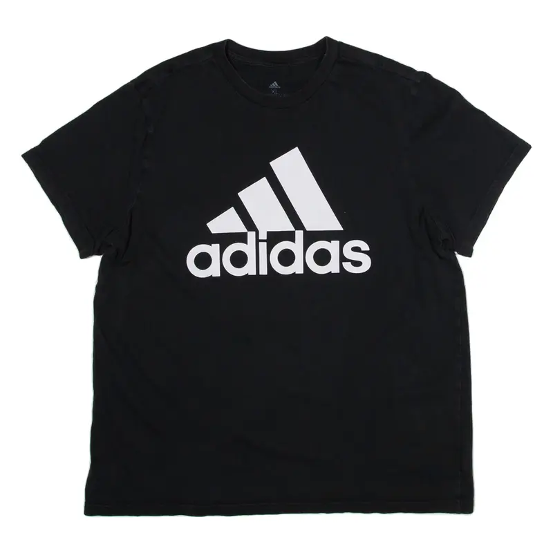 ADIDAS Womens T-Shirt Black XL