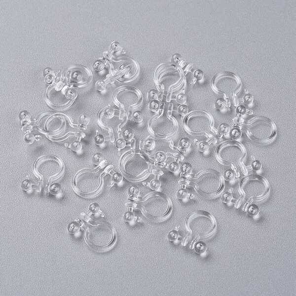 Plastic Clip-on Earring Findings