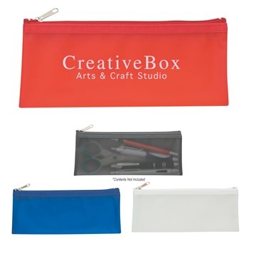 100 Customized Zippered Pencil Case