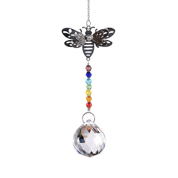 Glass Bicone Pendant Decorations