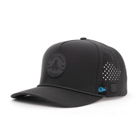 BRIMZ Golf Performance Hat - Breathable Sweat & Water Resistant Golfing Snapback Cap with Tee Holder & Magnetic Ball Marker (...