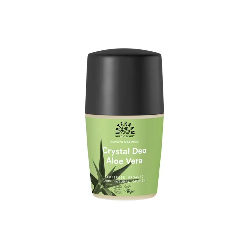 Urtekram Aloe Vera Crystal Deodorant Roll-On 50 Ml