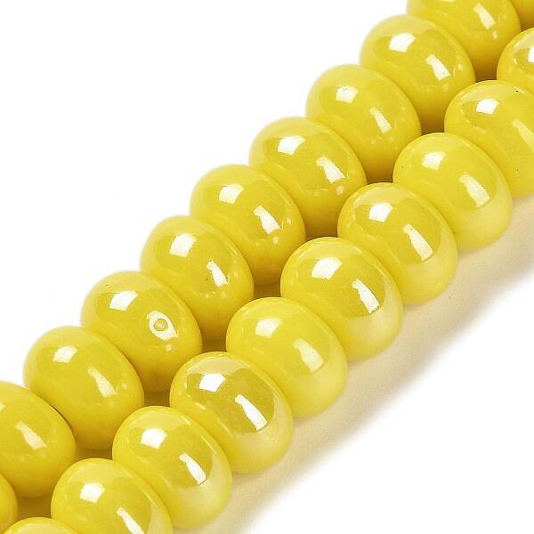 Porcelain Rondelle Beads
