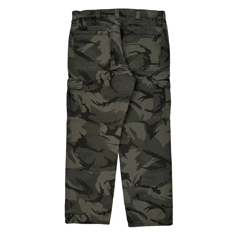 Wrangler Cargo Trousers - 37? Waist Camo Cotton