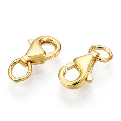 925 Sterling Silver Lobster Claw Clasps