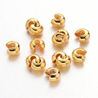 Iron Crimp Beads Covers