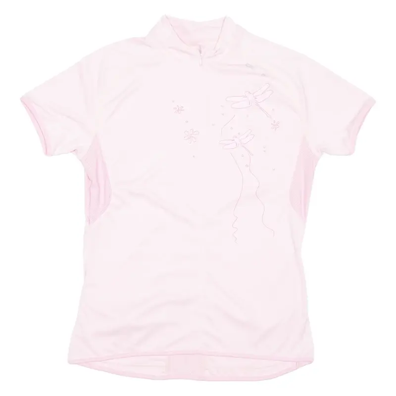 Cycling Womens Jersey Pink 1/2 Zip L