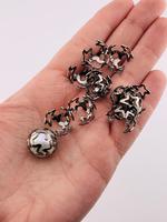 Metal Caps 25 Pack for 16mm Beads - Versatile Design for Crafting and Personal Use