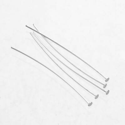 925 Sterling Silver Flat Head Pins