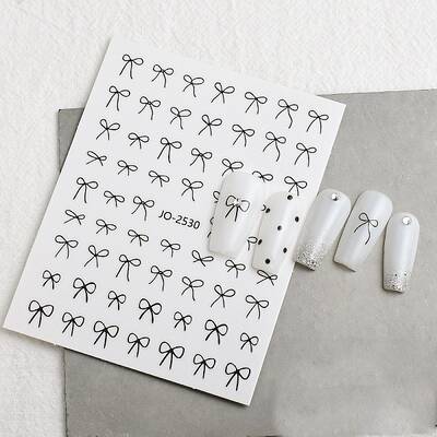 Bowknot Self Adhesive Nail Art Stickers