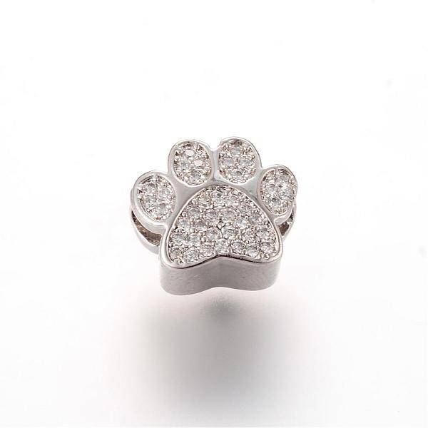 Alloy Rhinestone European Beads