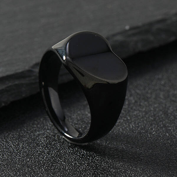 Heart 201 Stainless Steel Finger Rings