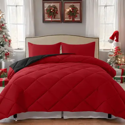 ăLabor Dayâs DealăELNIDO QUEEN 3PCS Queen Comforter Set with 2 Pillow ShamsïŒonly Twin for 2PCS)- Bedding Sets Queen f...
