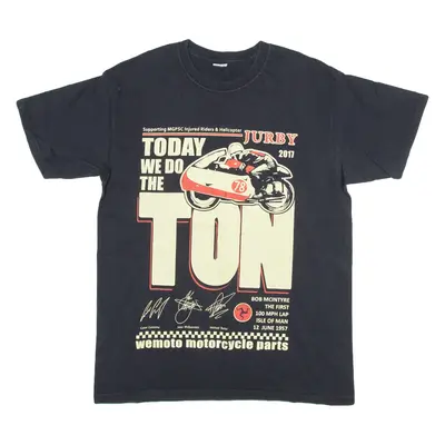 Mens T-Shirt Black M