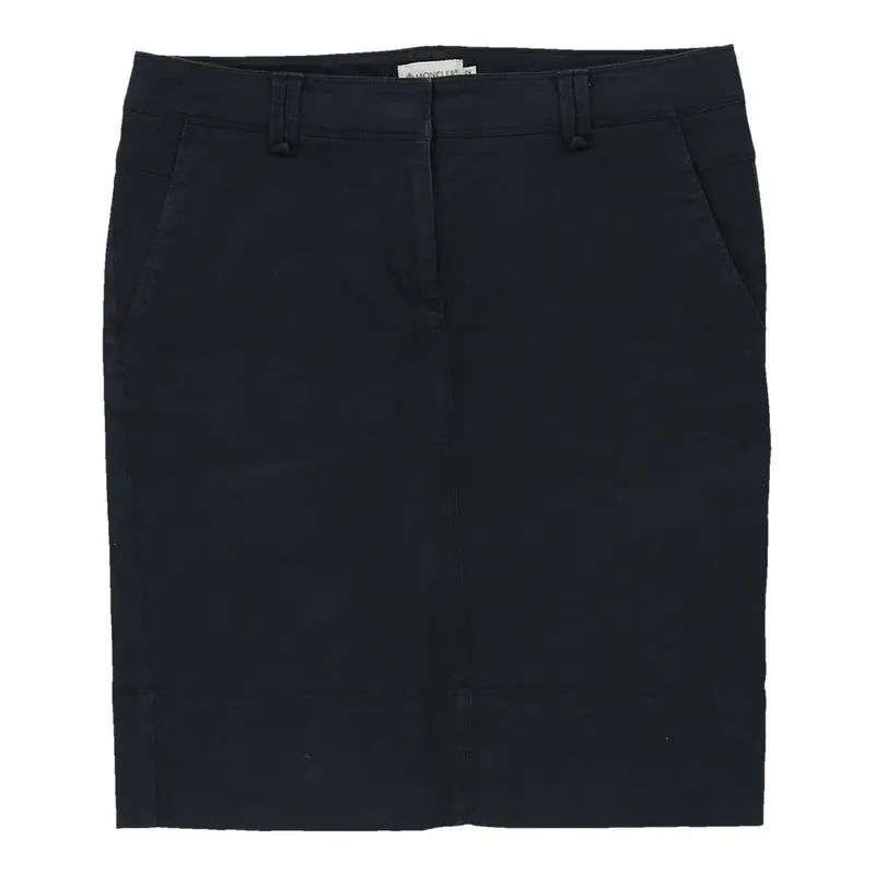 Moncler Skirt - 30W UK 10 Navy Cotton Blend | Size: UK 10