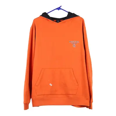 Nautica Hoodie - Large Orange Cotton Blend