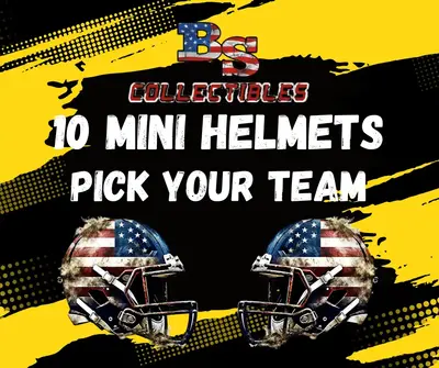 BS Collectibles 10 Mini Helmets! Pick Your Team!