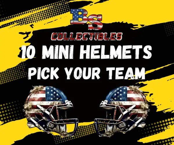BS Collectibles 10 Mini Helmets! Pick Your Team!