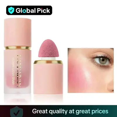 Long Lasting Liquid Blusher, Easy Coloring Blush Stick, Cheeks Contour Blush Pressed Powder, Blush for Daily Makeup, Cosmetic...