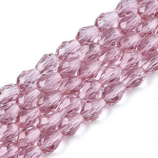 Transparent Glass Beads Strands