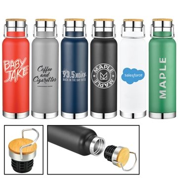 36 Promotional Cobalt 22 oz Vacuum Insulated Water Bottle - 24hr ...