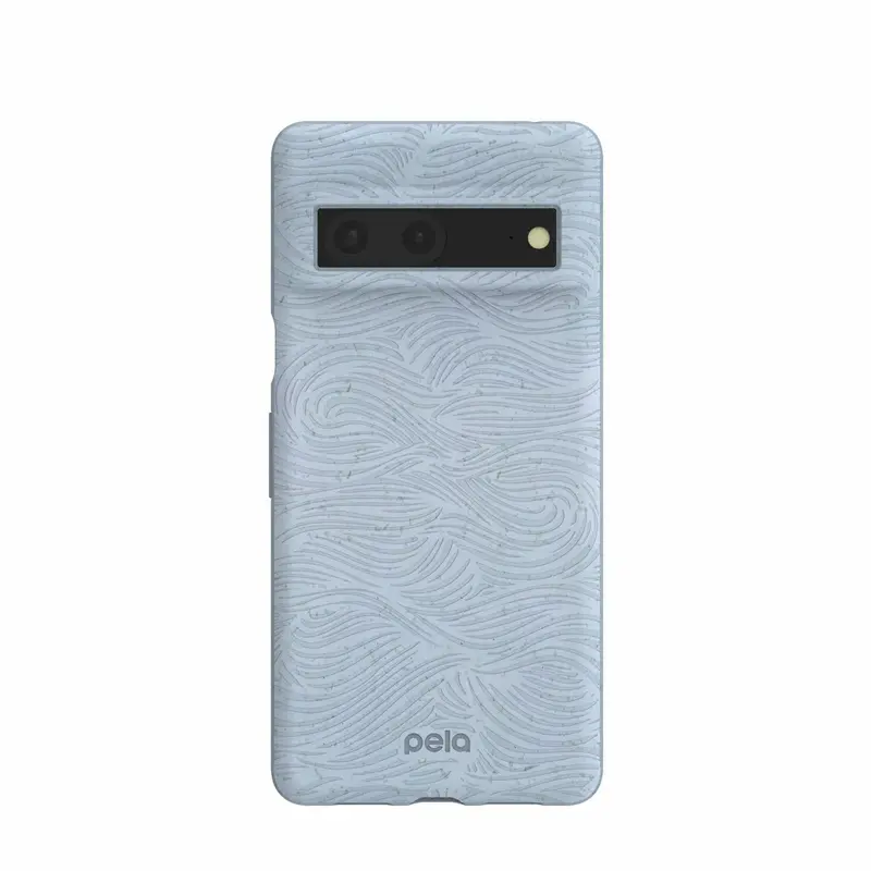 Powder Blue Ebb and Flow Google Pixel 7 Pro Case