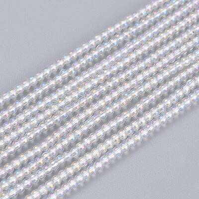 Electroplate Glass Beads Strands
