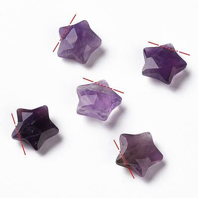 Natural Amethyst Charms
