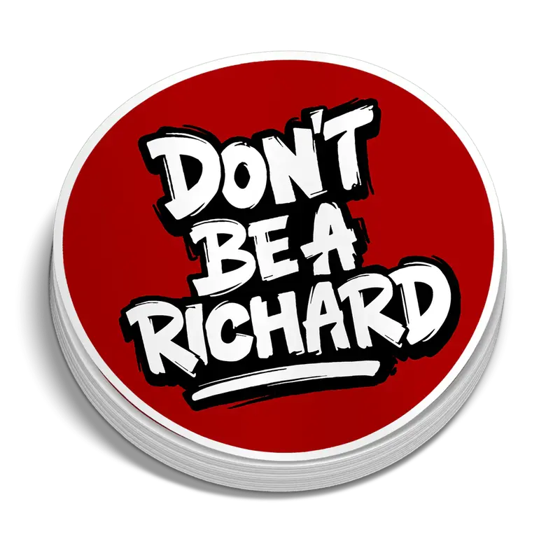 Richard - Hard Hat Decal