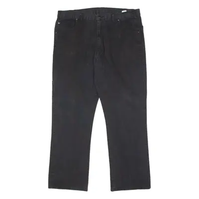 DICKIES Cargo Workwear Mens Canvas Trousers Black Regular Straight W38 L30
