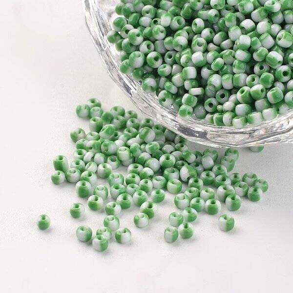 12/0 Opaque Colours Seep Glass Beads