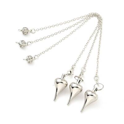 Brass Cable Chain Pointed Dowsing Pendulums