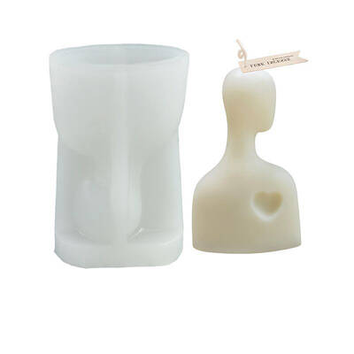 DIY Mother's Love Candle 3D Bust Portrait Silicone Molds