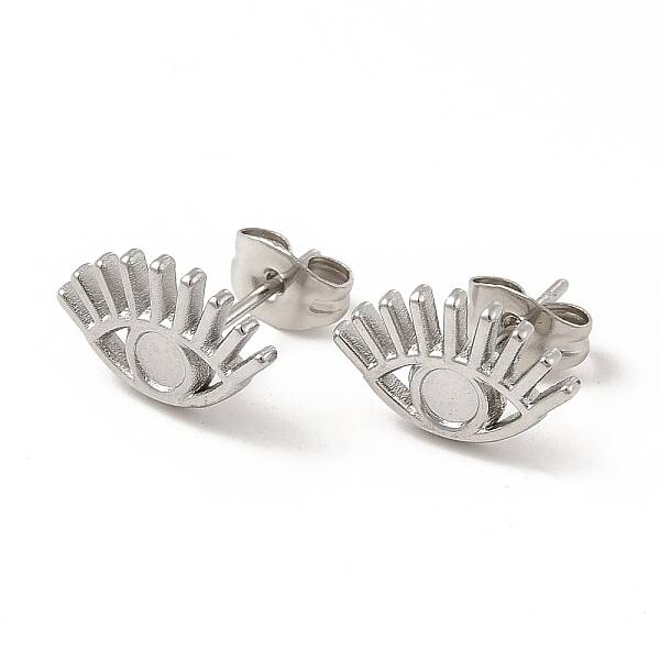 Non-Tarnish 304 Stainless Steel Stud Earring Finding