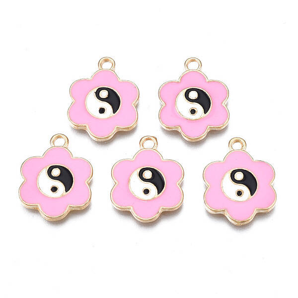 Alloy Enamel Pendants