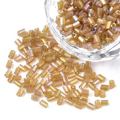 11/0 Two Cut Glass Seed Beads