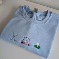 Golf Girlie embroidered crewneck sweatshirt