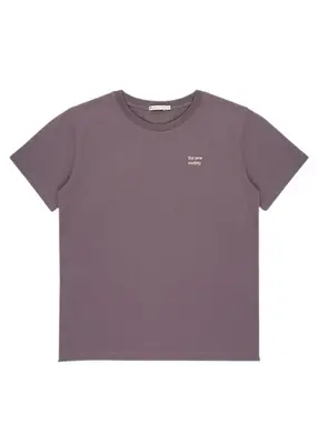 Organic cotton women tee - Plum | Size: M